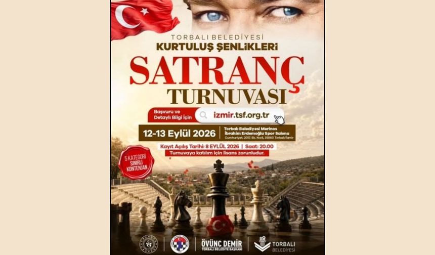 Torbalı’da Kurtuluş Şenlikleri Satranç Turnuvası heyecanı