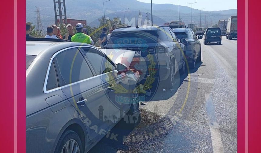Otoyolda trafik kazası: Buca istikametinde sol şerit kapandı