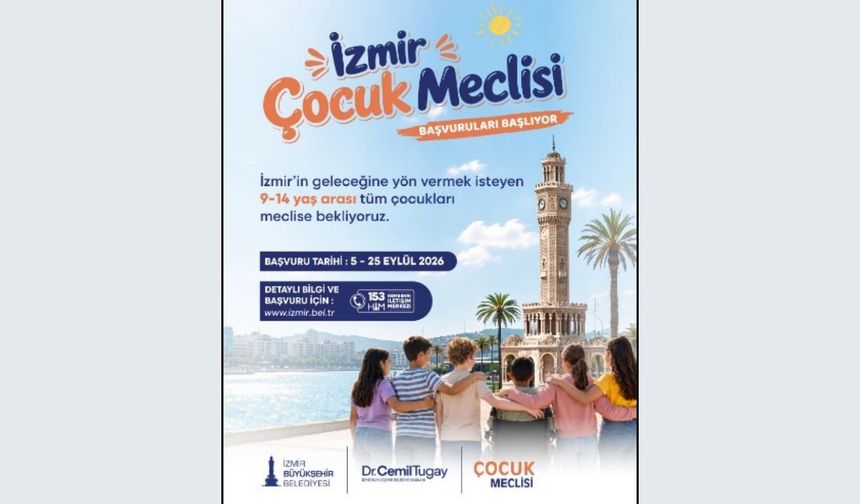 İzmir Çocuk Meclisi başvuruları başlıyor