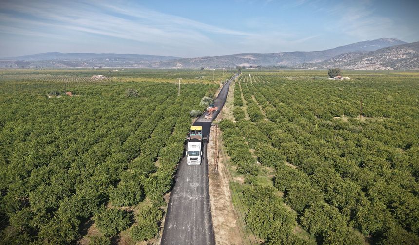 Selçuk’ta 15,5 kilometrelik yol yenileniyor