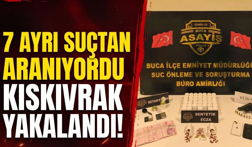 İzmir'de aranan şüpheliye operasyon!