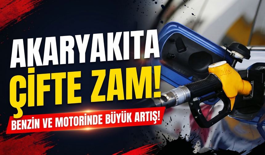 Akaryakıta çifte zam! Benzin ve motorinde büyük artış!