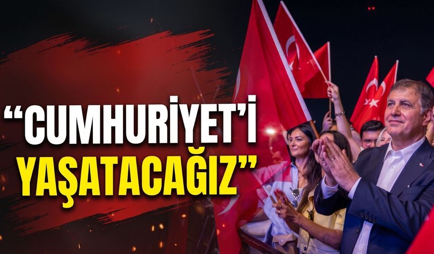 Başkan Tugay’dan 29 Ekim mesajı: 'Cumhuriyet’i yaşatacağız'