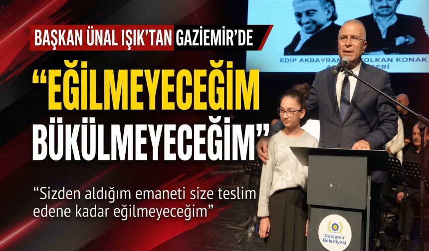 Gaziemir’de kültür sanat sezonu açıldı: Ünal Işık’tan dikkat çeken sözler