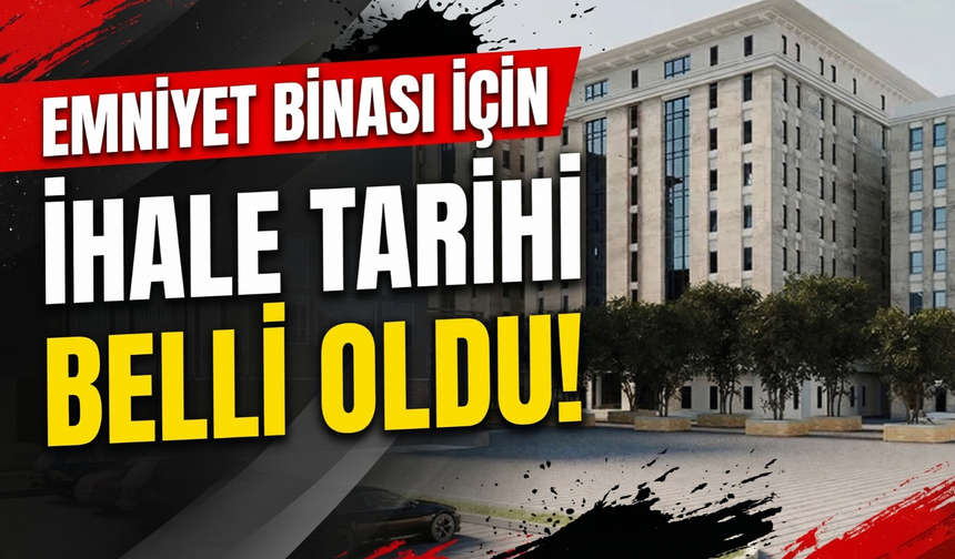 İzmir Emniyet binası için ihale tarihi belli oldu!