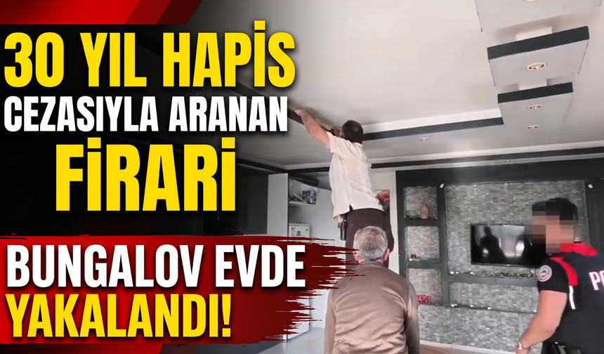 16 dosyadan aranıyordu! Torbalı’da bungalov evde yakalandı!