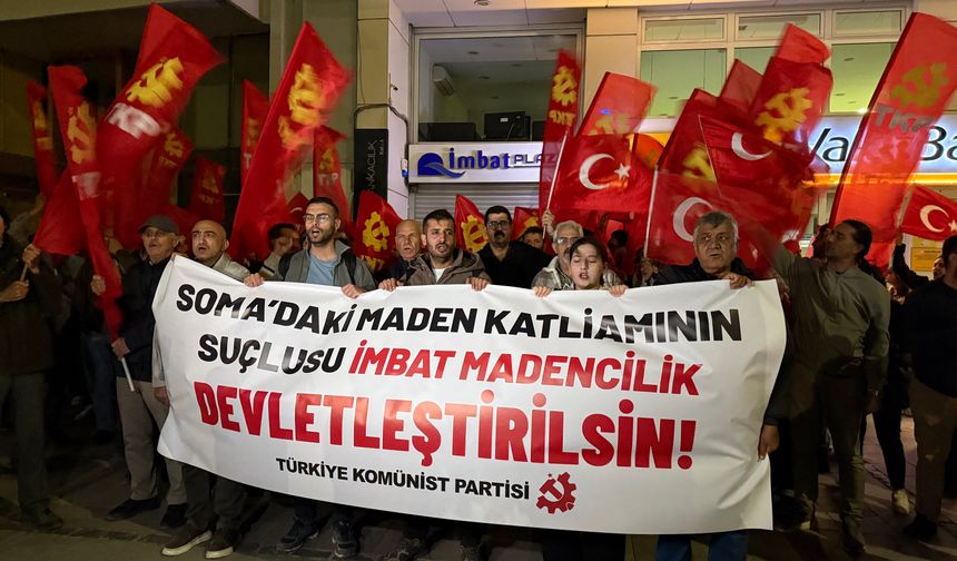 TKP İzmir’den Soma faciası sonrası protesto