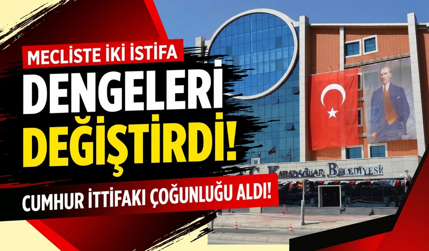 Karabağlar'da yeni dönem! İki istifa dengeleri değiştirdi!