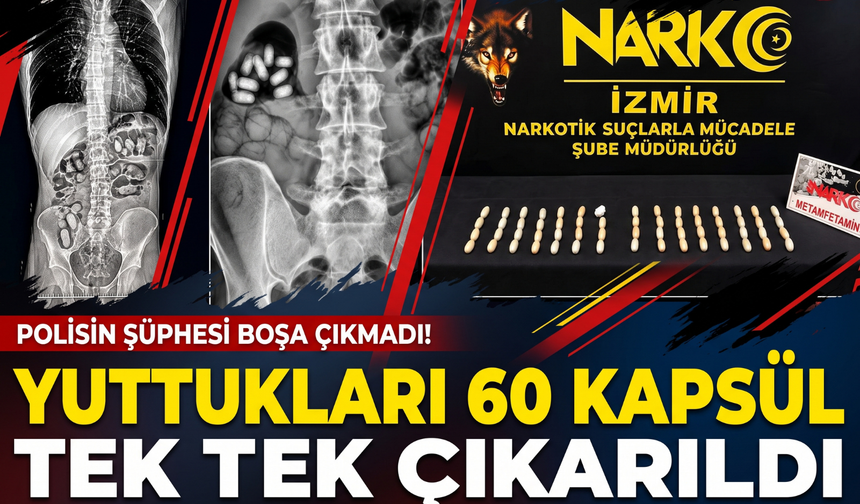 Polisin şüphesi boşa çıkmadı: 495 gram metamfetamin ele geçirildi!