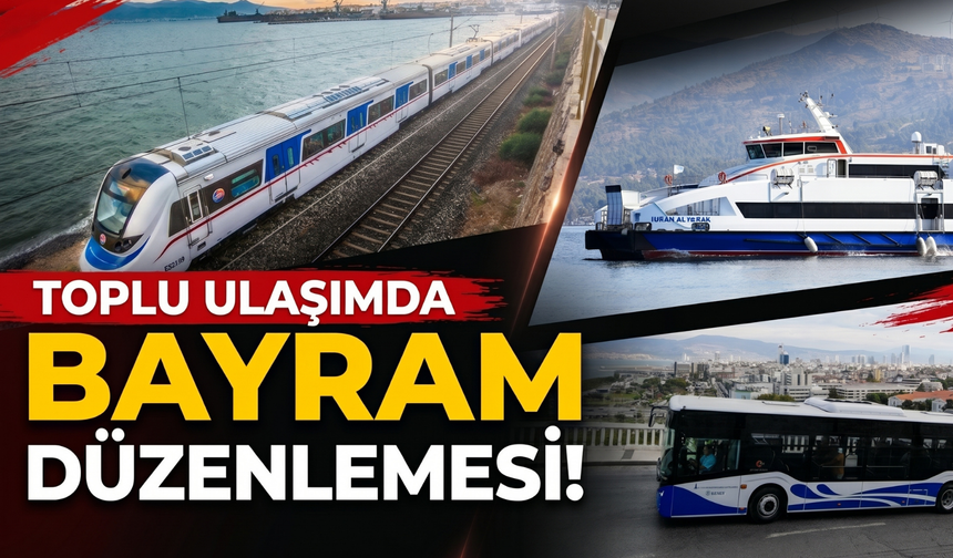 İzmir’de 29 Ekim ulaşım tarifesi belli oldu