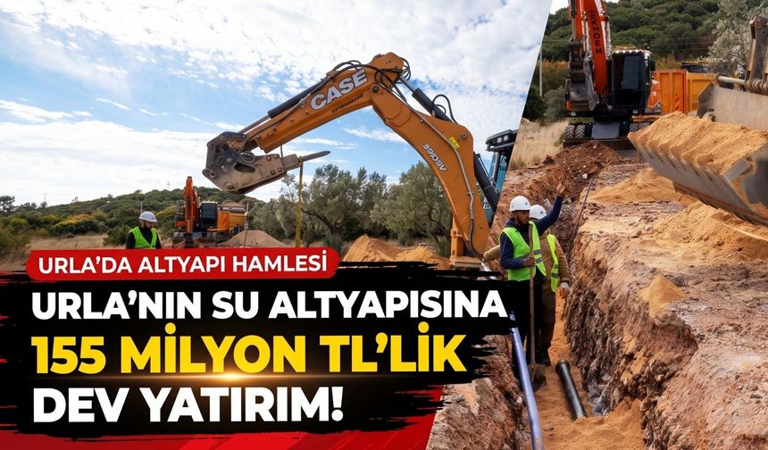 İzmir Urla’da su altyapısı için dev yatırım