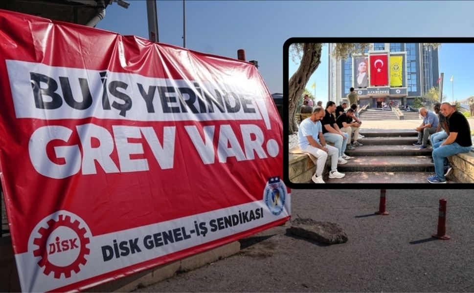 Buca ve Karabağlar Belediyesi işçilerinden alacak isyanı: Oturma eylemi başlatıldı