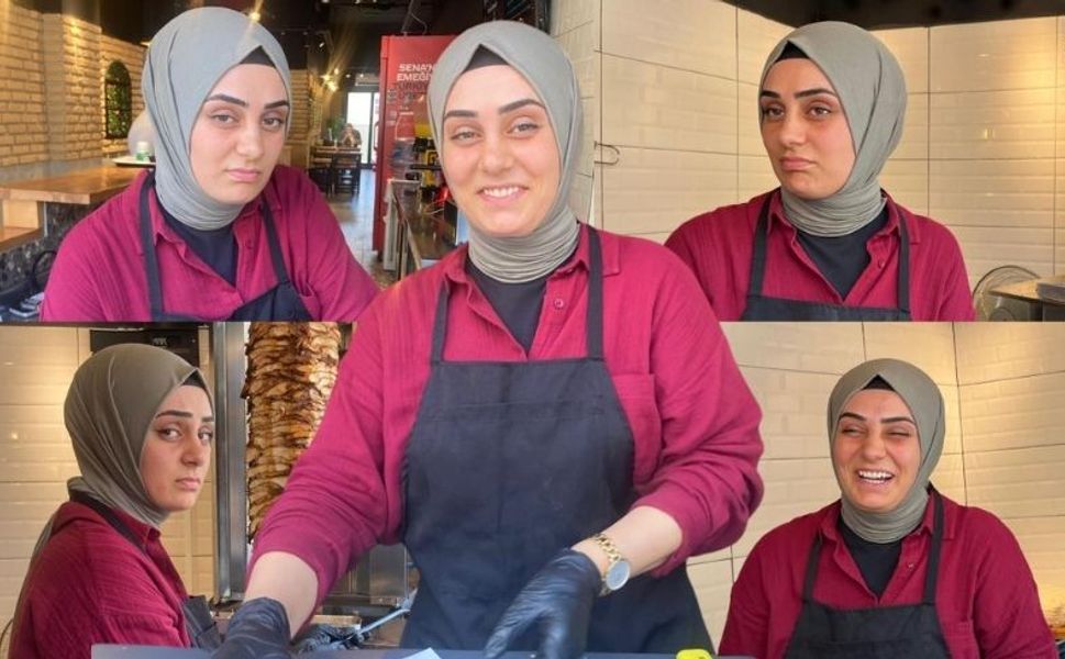 Dönerci değil fenomen! İzmir'deki ‘suratsız abla’ videosuyla milyonlara ulaştı