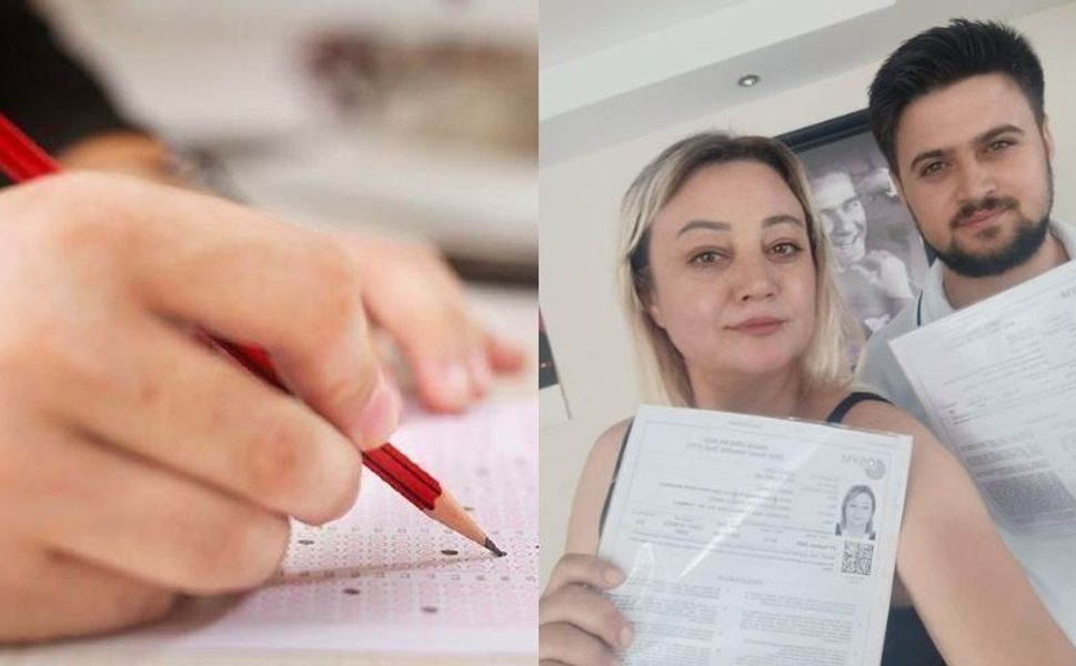 YKS’nin en anlamlı hikayesi İzmir’den: Anne oğuldan el ele başarı adımı