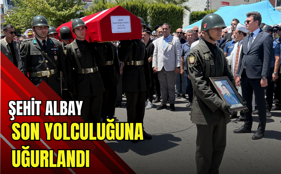 Libya’da şehit olan Albay Maden İzmir’de uğurlandı