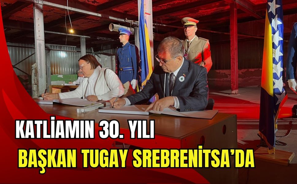 Cemil Tugay Srebrenitsa’da: Katliam kurbanları anıldı