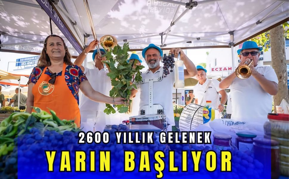Urla sokakları coşkuya hazır! 2600 yıllık gelenek yarın başlıyor
