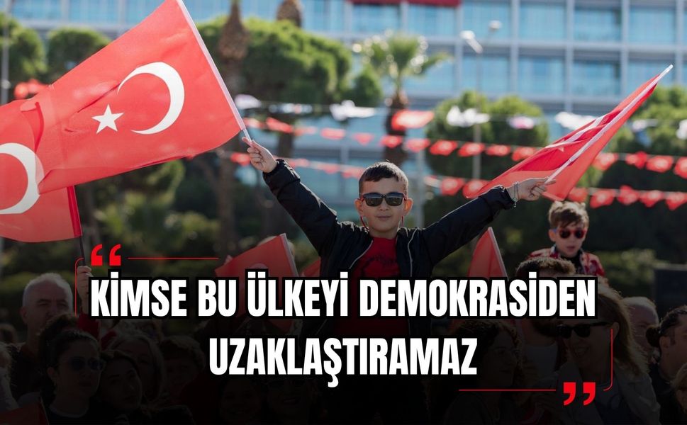 Başkan Tugay’dan 29 Ekim mesajı: 'Kimse bu ülkeyi demokrasiden uzaklaştıramaz'