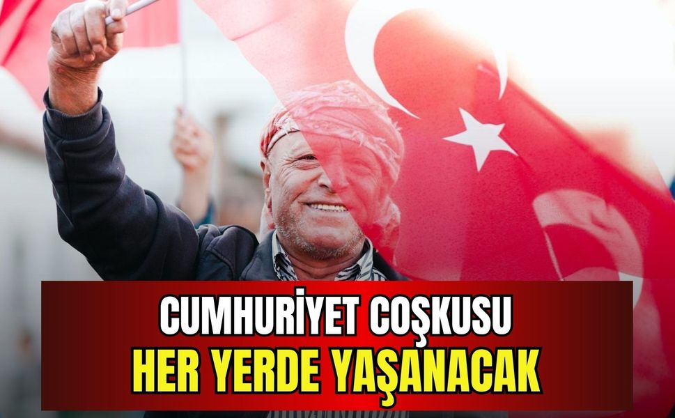 İzmir’de Cumhuriyet coşkusu 'her yerde' yaşanacak!