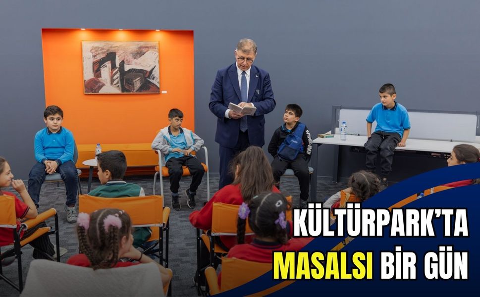 Kültürpark’ta masalsı gün: Cemil Tugay ve minikler bir arada