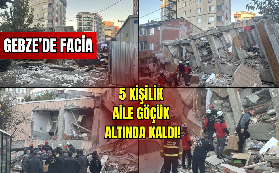 Son dakika! Gebze’de çöken binada bir kişi ile iletişim kuruldu