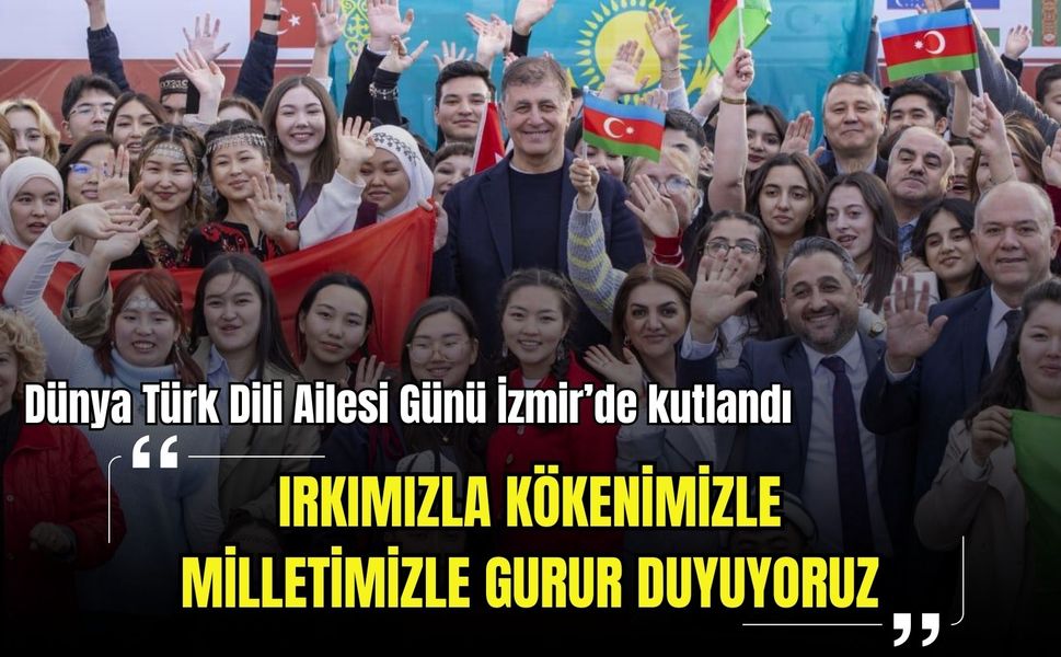 Başkan Tugay Dünya Türk Dili Ailesi Günü’nü öğrencilerle kutladı