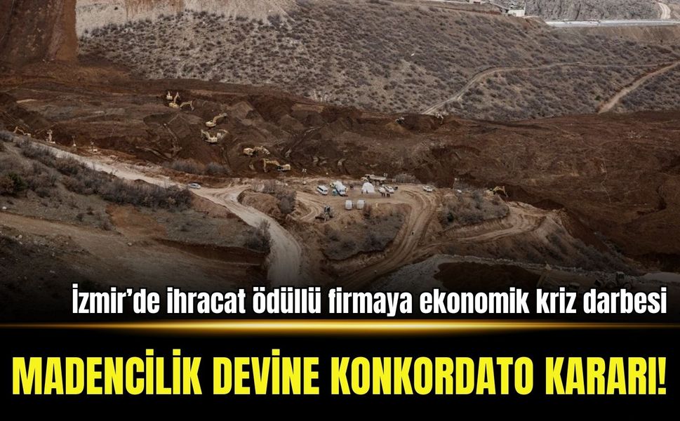 Ekonomik kriz İzmir’de bir madencilik devini daha vurdu!