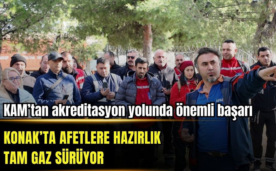 Konak Belediyesi’nin arama kurtarma timi dur durak bilmiyor