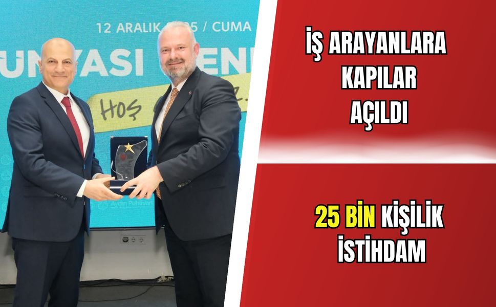 Menemen’de iş arayanlara kapılar açıldı: 25 bin kişilik istihdam