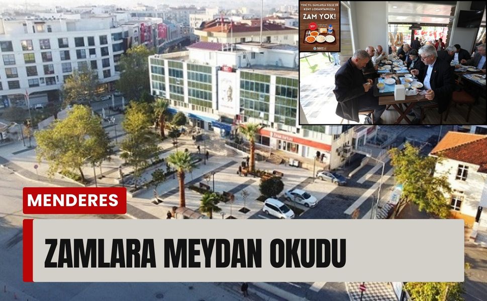 Menderes zamlara meydan okudu