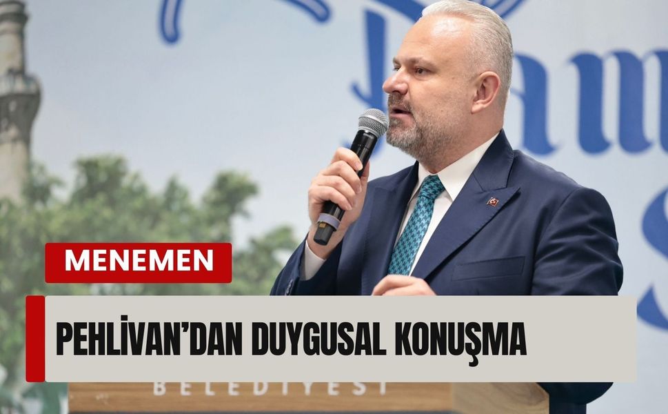 Başkan Pehlivan’dan duygusal konuşma