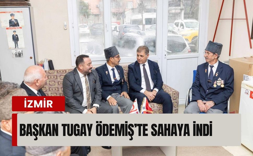 Başkan Tugay Ödemiş’te sahaya indi