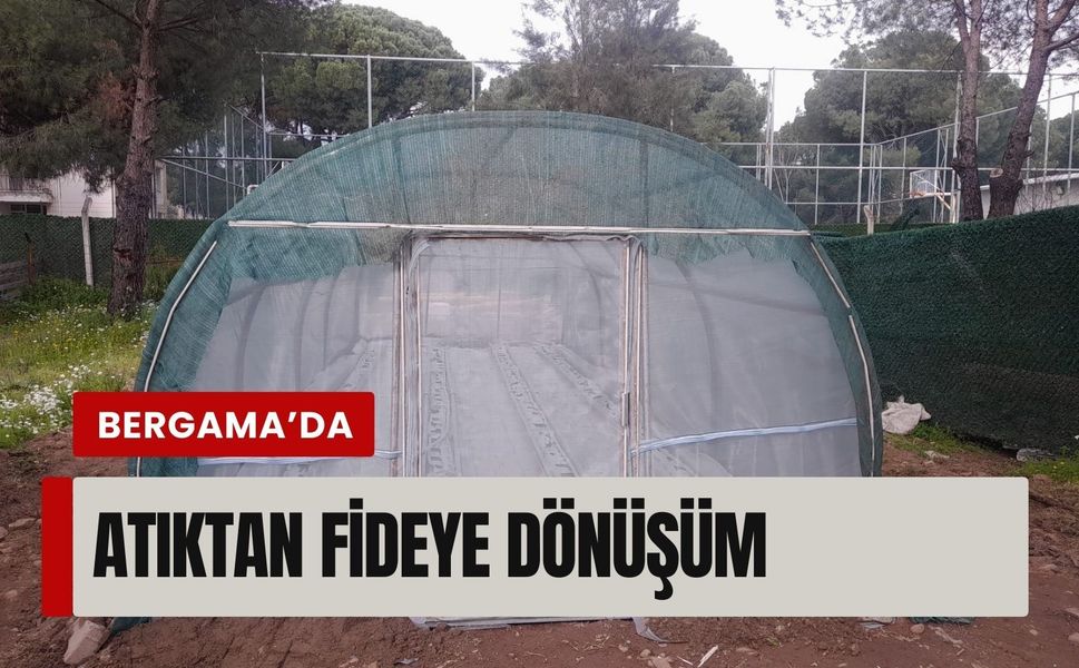 Çöp, toprakla buluştu: Bergama’da atıktan fideye dönüşüm