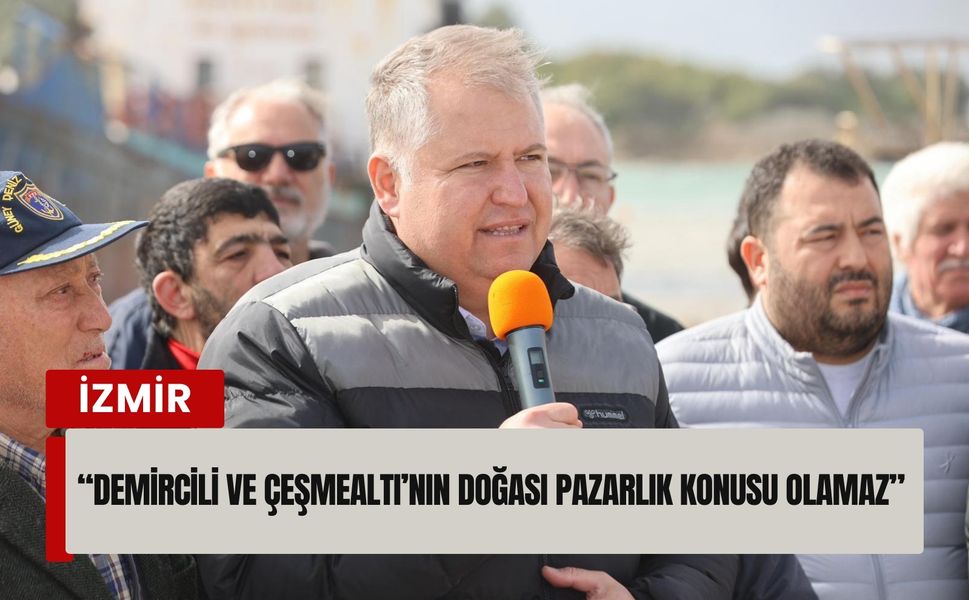 Urla’da ortak tepki