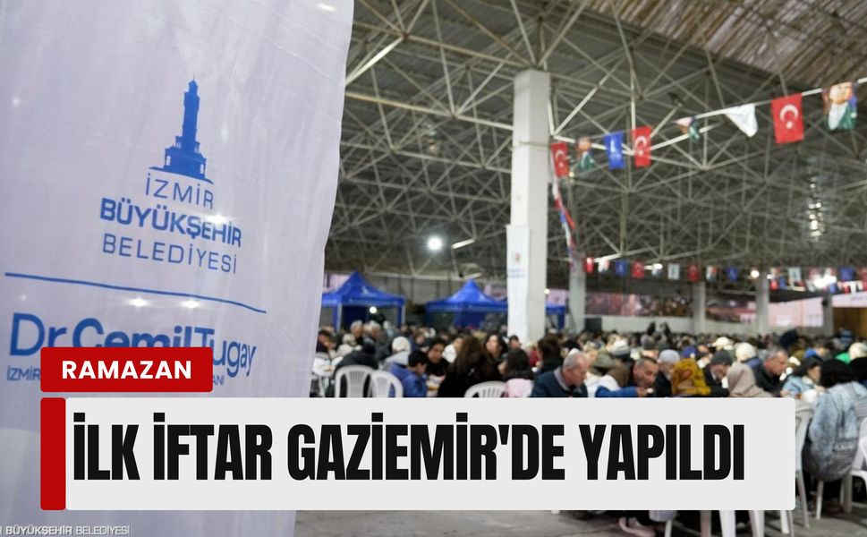 İzmir'de Ramazan'ın ilk iftarı Gaziemir'de kuruldu