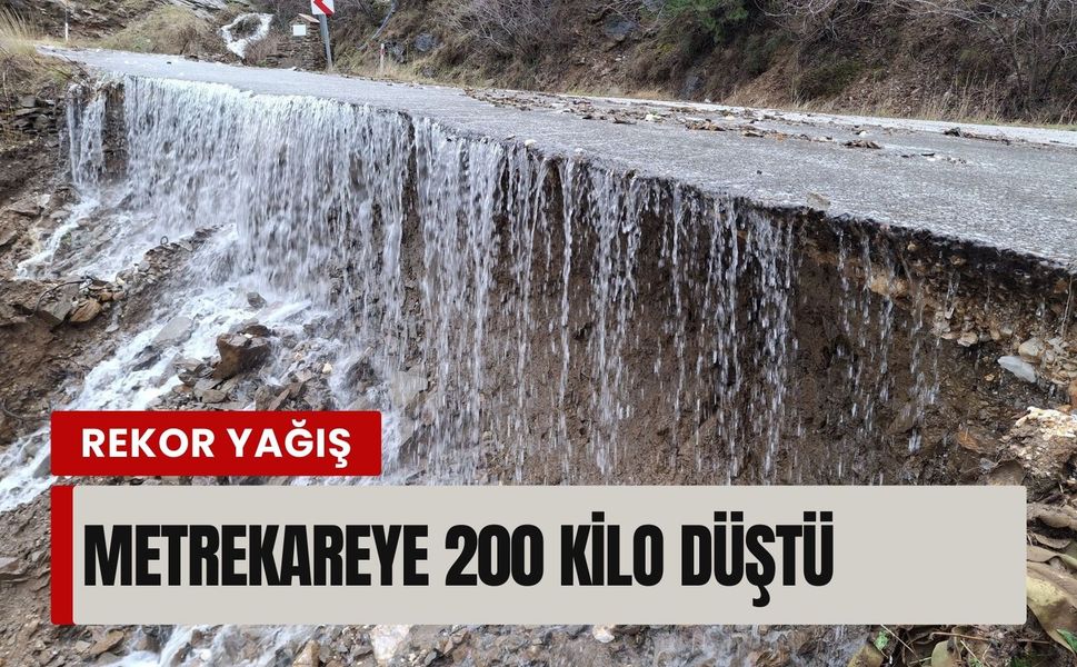 İzmir’de rekor yağış! Bozdağ’da metrekareye 200 kilo düştü