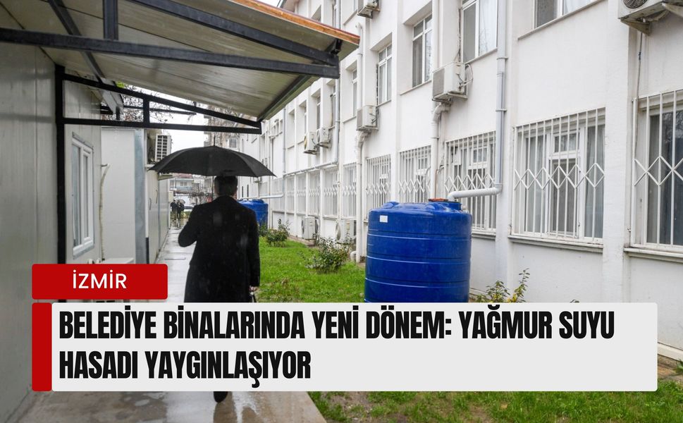 Belediye binalarında yeni dönem: Yağmur suyu hasadı yaygınlaşıyor