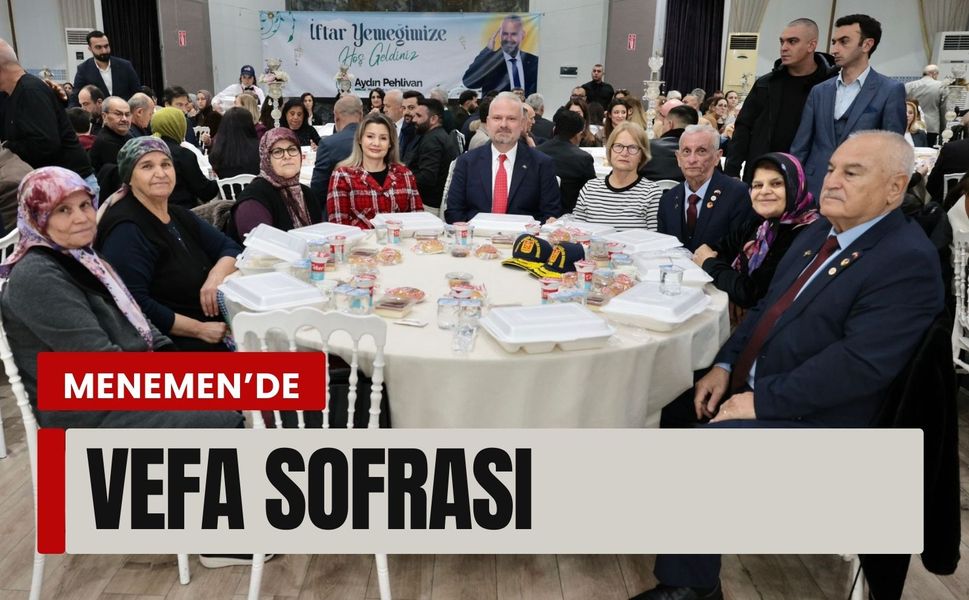 Menemen’de vefa sofrası