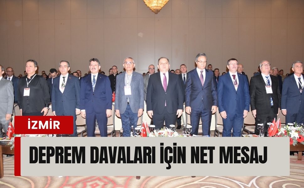Deprem davaları için net mesaj