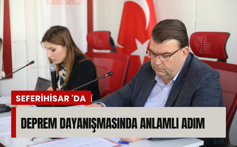 Seferihisar 'da deprem dayanışmasında anlamlı adım