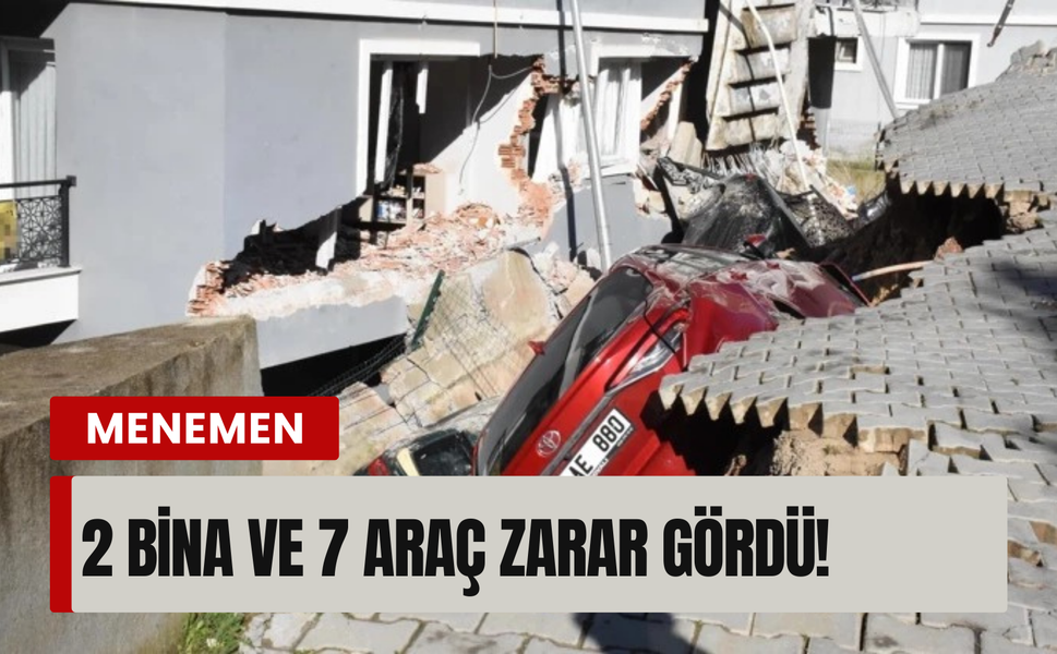 Yağışlar heyelanı tetikledi: İzmir'de toprak kayması!