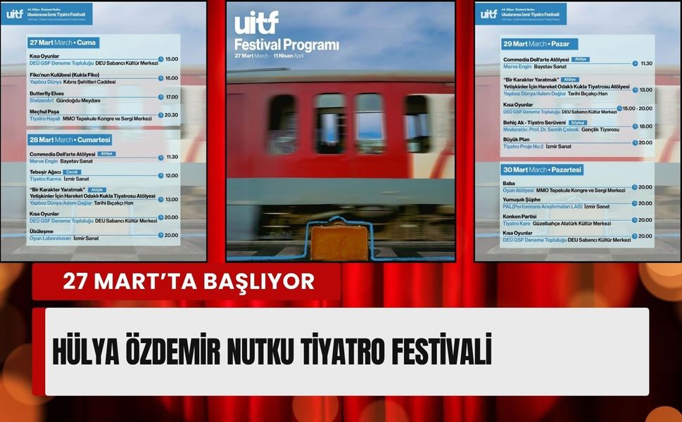 Hülya Özdemir Nutku Tiyatro Festivali 27 Mart’ta başlıyor