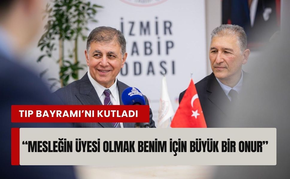 Başkan Tugay meslektaşlarıyla Tıp Bayramı’nı kutladı