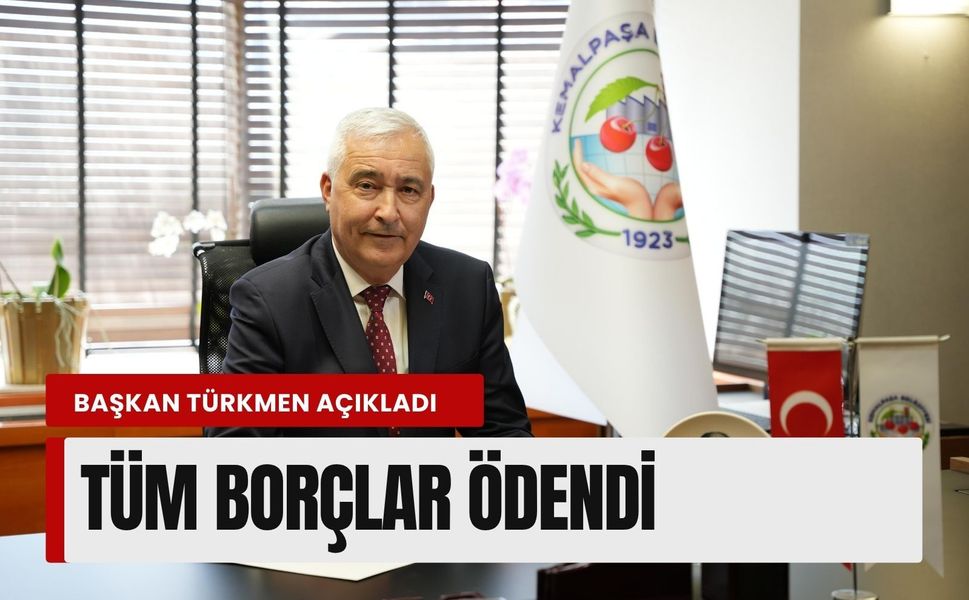 Başkan Türkmen açıkladı: Tüm borçlar ödendi