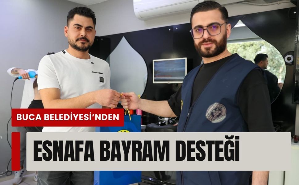 Buca Belediyesi’nden esnafa bayram desteği