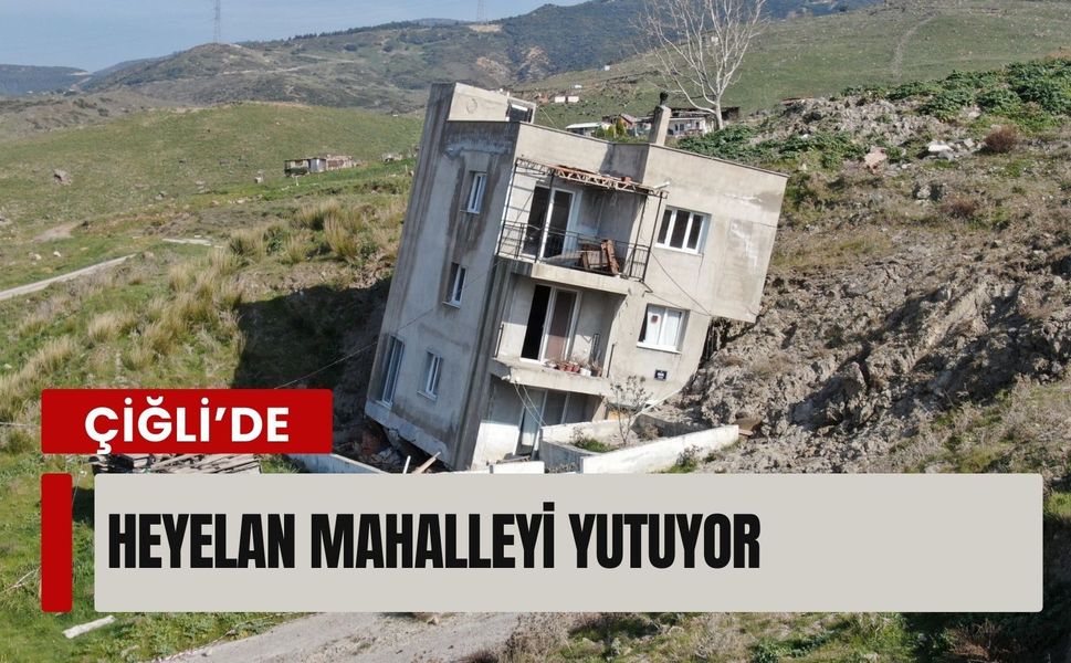 Çiğli’de çöp tesisinin yarattığı heyelan mahalleyi yutuyor