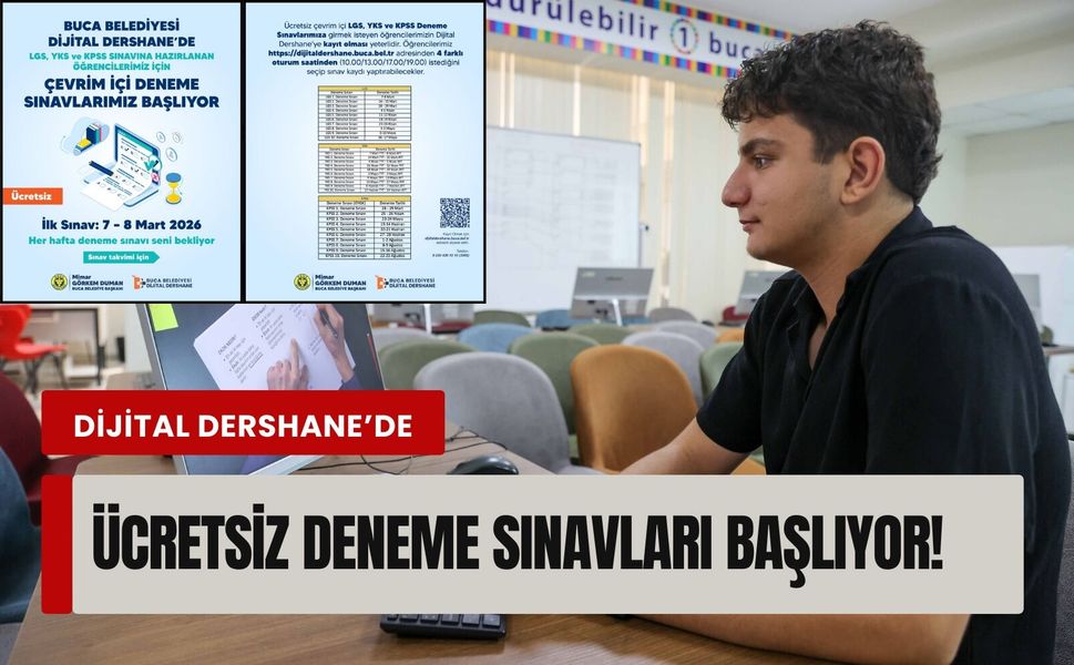 Dijital Dershane’de ücretsiz deneme sınavları başlıyor!