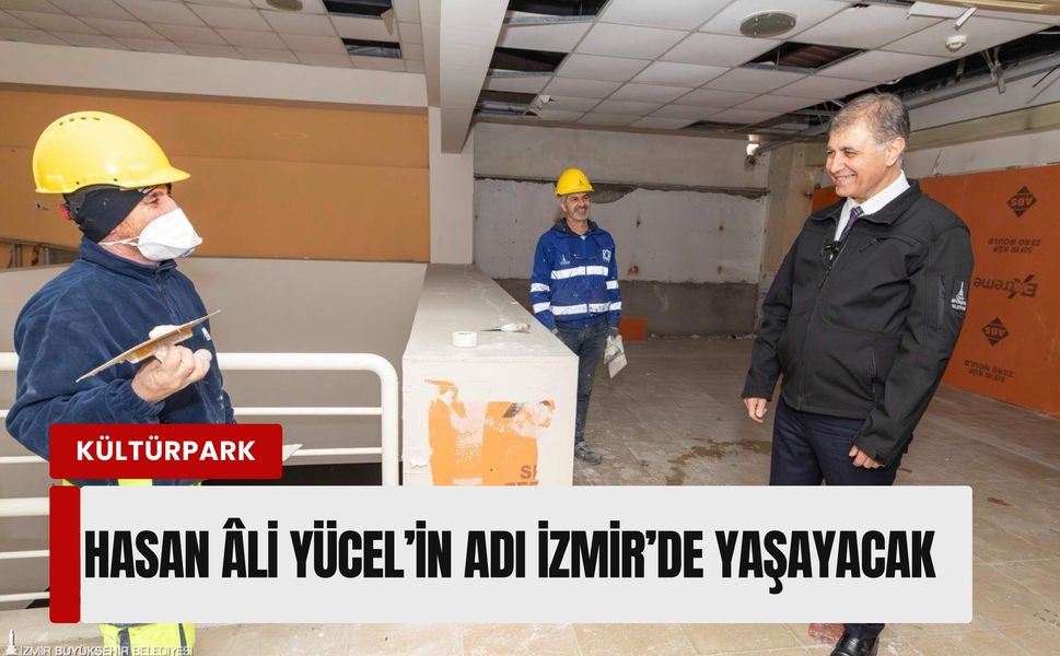 Kültürpark’ta atıl bina doğayla iç içe Hasan Âli Yücel kütüphanesine dönüştürüldü