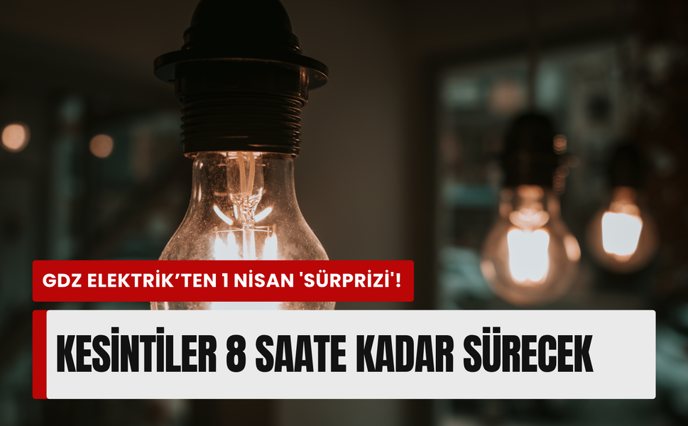 İzmir’de 1 Nisan Çarşamba günü planlı kesinti! Gediz Elektrik uyardı