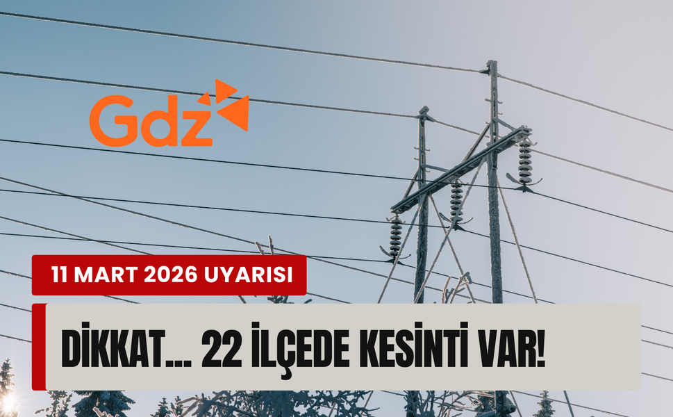 İzmir’de 11 Mart Çarşamba günü planlı kesinti! Gediz Elektrik uyardı